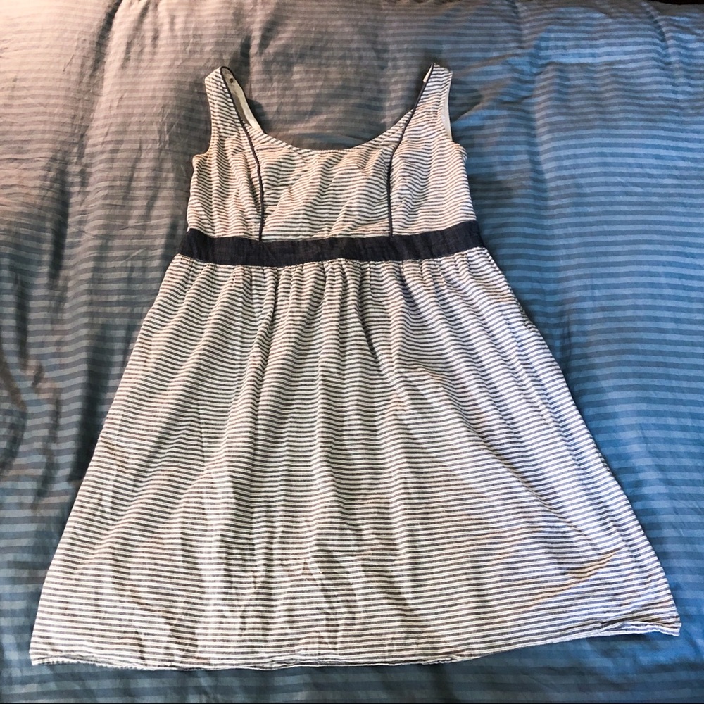 Light & Breezy blue/white/gray eShakti Sleeveless